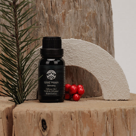 January Wolf Moon Diffuser Oil | Fresh Pine + Pacific Cedar + Juniper Berry