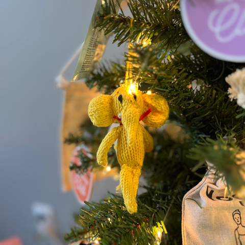 Kenana Knitters - Artisan Hand Woven Ornaments | Elephants