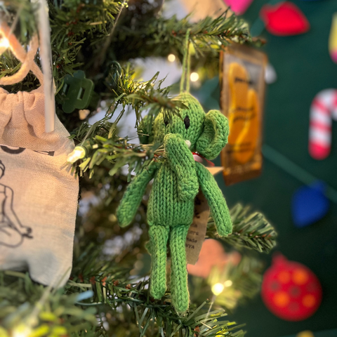 Kenana Knitters - Artisan Hand Woven Ornaments | Elephants