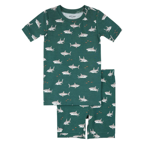Shark Print PJ Set