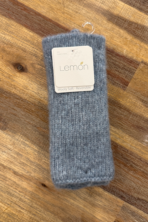 LEMON - WOOL WRIST WARMERS | DENIM