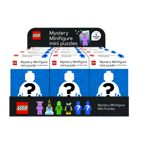 Lego Mystery Minifigure Puzzles | Blue Edition