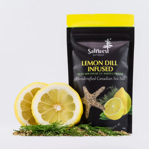 Lemon Dill Infused Sea Salt | 40g