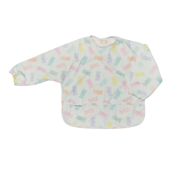 Loulou Lollipop, Gummy Bear, Long Sleeve  Waterproof Bib, Canadian, Baby Shower