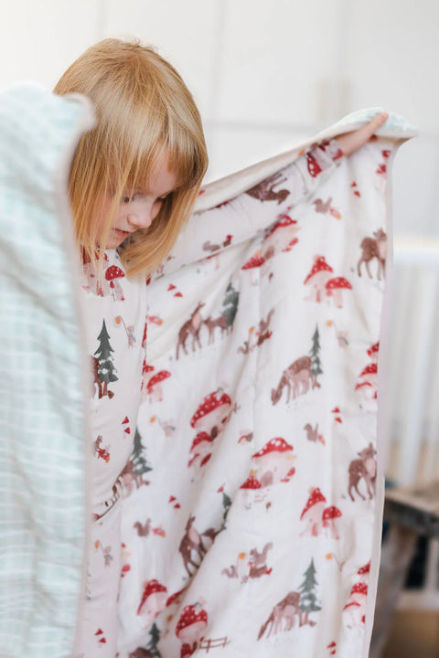 Muslin Quilt Blanket | Forest Families