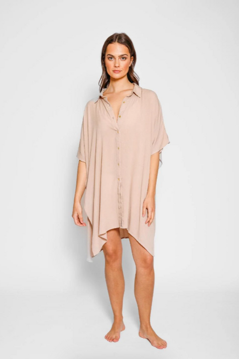 Miami Big Shirt Dress | Coconut