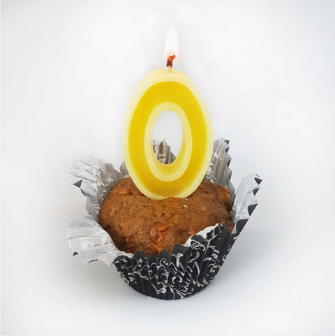 Number Beeswax Birthday Candles | Cake Topper | 0 to 9