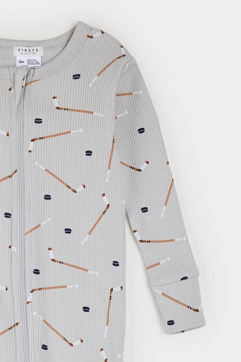 Convertible Sleeper Knit | Hockey Sticks