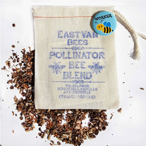 Bee Blend Wildflower Seed Pack W/ Pin | Worker Bee