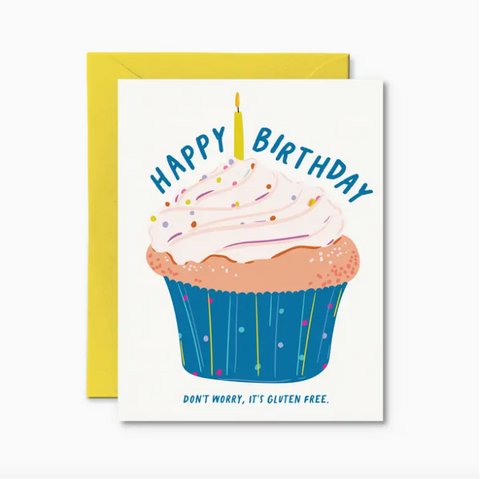 cute birthday cupcake card