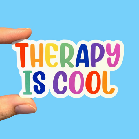 Cute Rainbow Mental Health Love Sticker