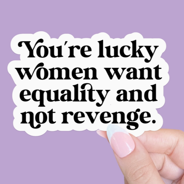 feminist equality giftable sticker