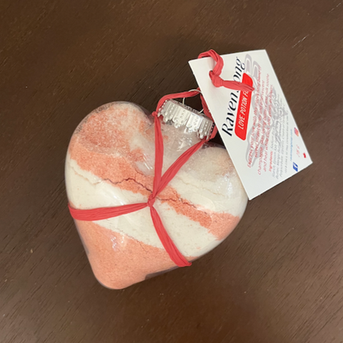 Ravensong Cute Love Heart Bath Bomb