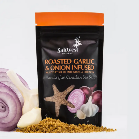 Roasted Garlic & Onion Infused Sea Salt | 40g