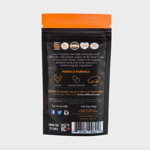 Roasted Garlic & Onion Infused Sea Salt | 40g