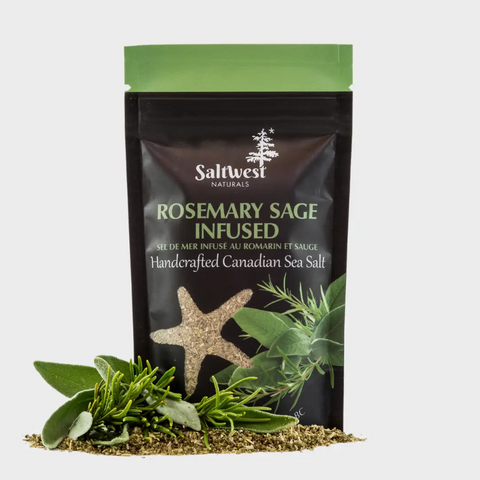 Rosemary Sage Infused Sea Salt | 40g