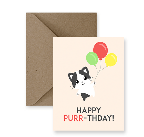 Happy Purr-thday | Card