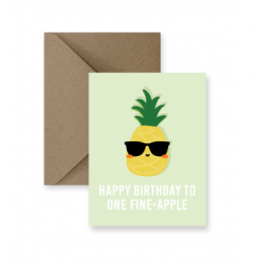 Happy Birthday To One Fine-Apple Card