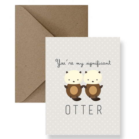 Card | You'Re My Significant Otter