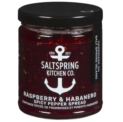 SALTSPRING KITCHEN - RASPBERRY & HABANERO SPICY PEPPER SPREAD (270 ML)