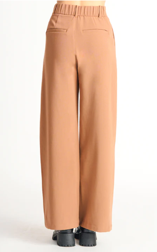 DEX PLUS - WIDE LEG TROUSER | GLAZED GINGER
