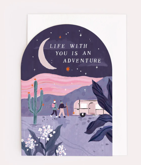 LIFE WITH YOU IS AN ADVENTURE CARD - FAIRE CARD