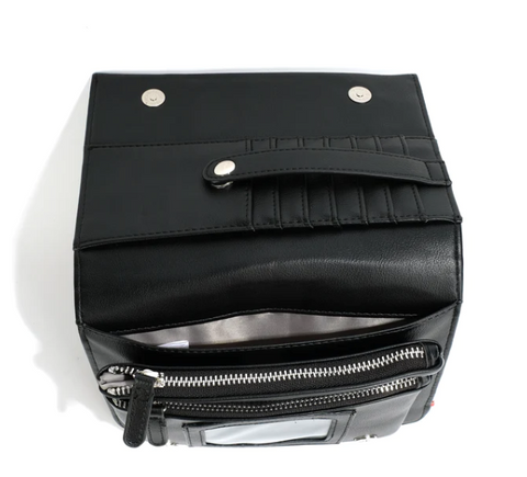 Early Bird 'Nia' Organizer Crossbody #6869 | Black