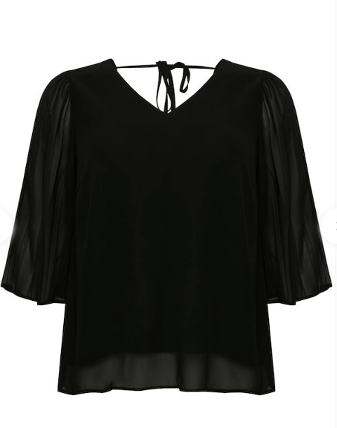 Kcferi Blouse - Black Deep