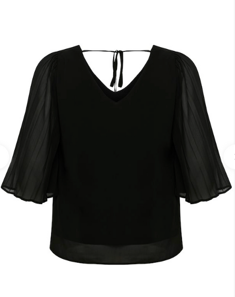 Kcferi Blouse - Black Deep