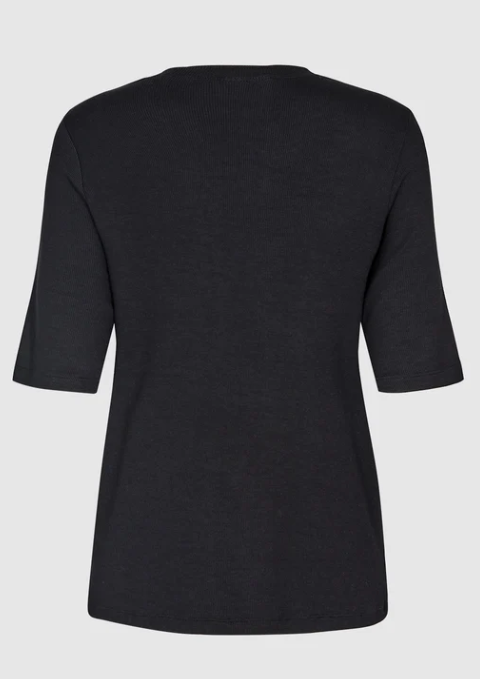 MIMIMUM - SIGA SHORT SLEEVE SHIRT - BLACK