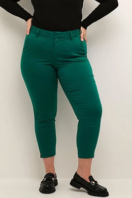 Kcleana 7/8 Chino Pants | Green