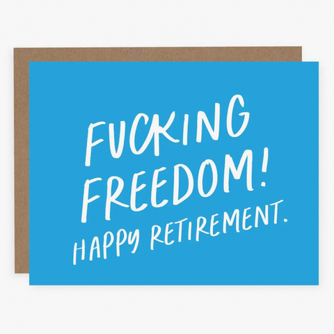 Card | F*Cking Freedom! (Happy Retirement)