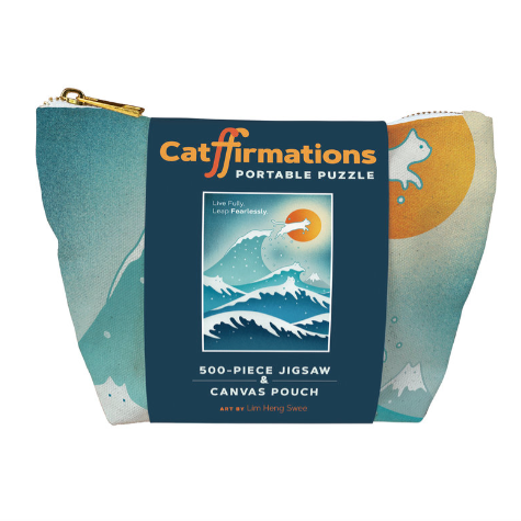 Catffirmations Portable Puzzle | 500 Piece Puzzle