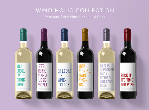 Wino-Holic Wine Labels