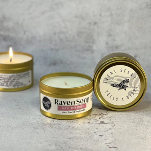 RAVENSONG - SAY IT WITH ROSES SOY CANDLE