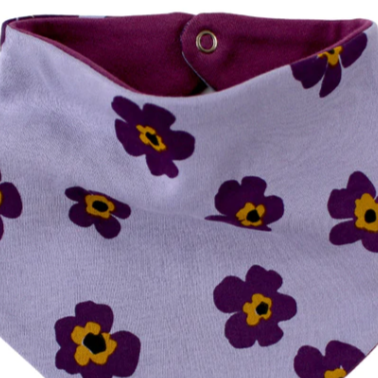 Parade - Bandana Bib | Pansie Print