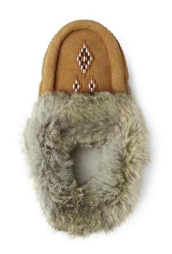 MANITOBAH MOCCASINS - TIPI SUEDE MOCCASIN in OAK