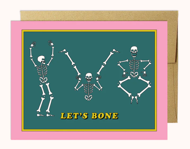 PARTY MOUNTAIN - LET'S BONE VALENTINES DAY CARD
