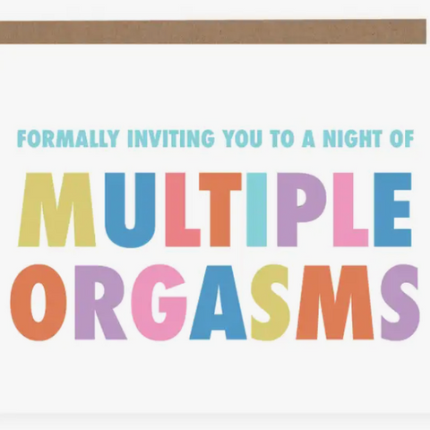 Card | A Night Of Multiple Orgasms