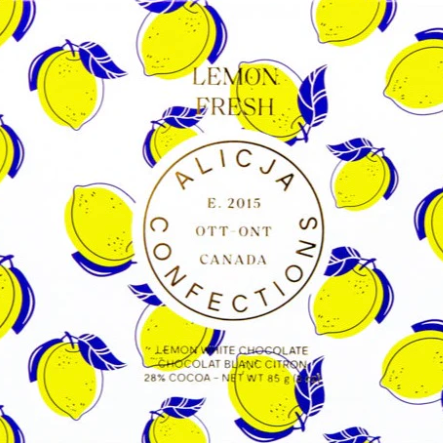 ALICJA CONFECTIONS - LEMON FRESH | LEMON WHITE CHOCOLATE