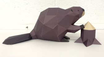 Low Poly Paper Kits - Leo The Beaver