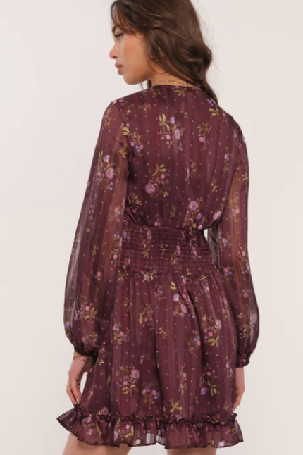 HEARTLOOM - REIGN DRESS | AUBERGINE