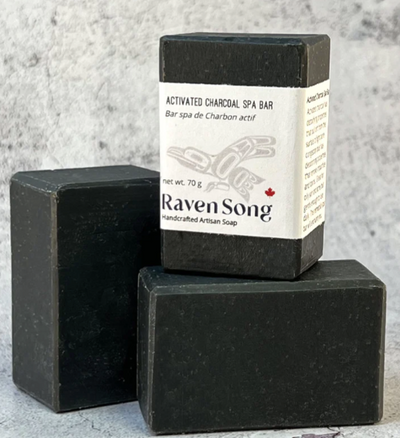 RAVENSONG - ACTIVATED CHARCOAL SPA BAR SOAP