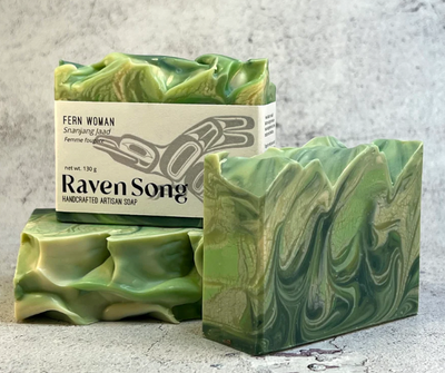FERN WOMAN LUXURY ARTISAN SOAP (SNANJANG JAAD) - RavenSong