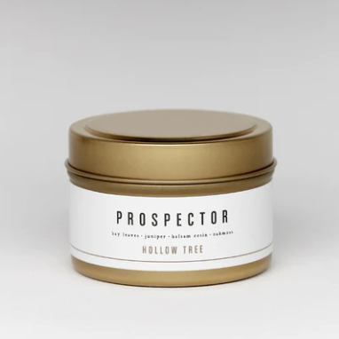 Hollow Tree Candle Co. - Prospector In 4Oz Travel Tin