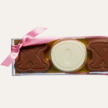 SAXON CHOCOLATE - XOXO MILK & WHITE CHOCOLATE (BOX OF 4)