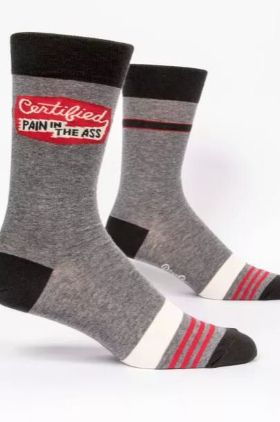 Certified Pain In The Ass | Men's Crew Socks