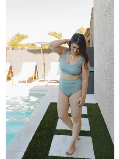 CURRENT TYED - SAGE HIGH-WAISTED BOTTOMS
