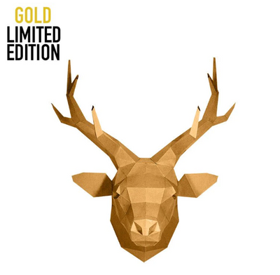 PAPERCRAFT - DEER HEAD ORIGAMI WALL ART