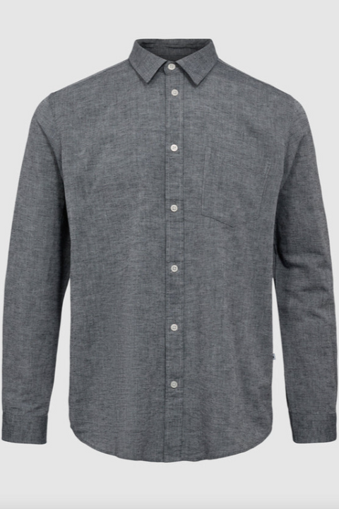 Men'S Minimum - Jack Shirt | Navy Blazer Melange